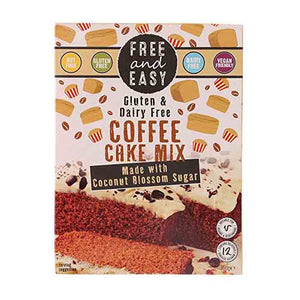 Free & Easy - Coffee Cake Mix Coconut Blossom Sugar, 350g