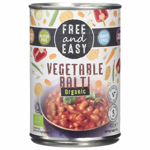 Free & Easy - Organic Vegetable Balti, 400g