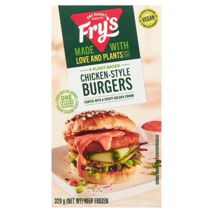 Fry's - Chicken Style Burgers, 320g