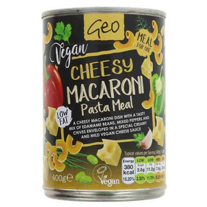 Geo Organics - Cheesy Macaroni Vegan Pasta Meal, 400g
