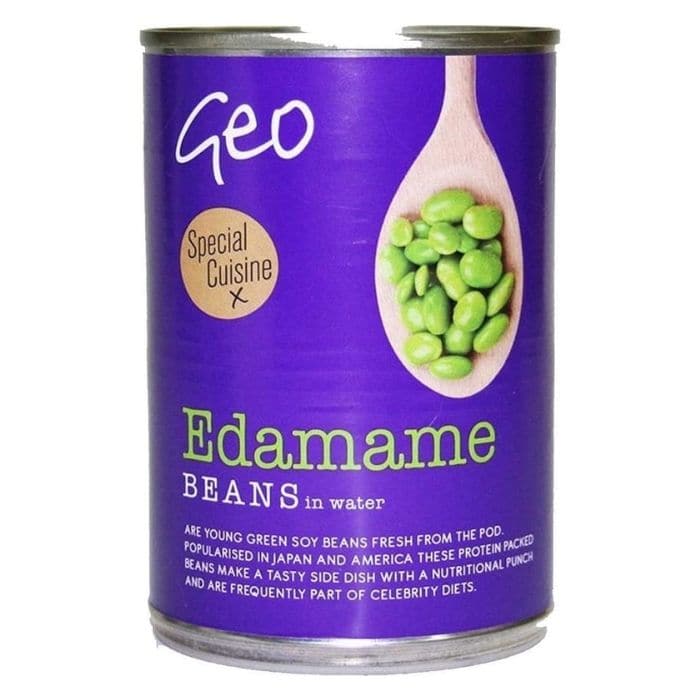 Geo Organics - Edamame Beans in Water, 400g - front