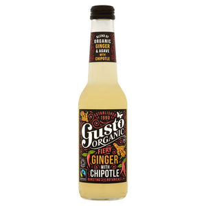 Gusto - Organic Fiery Ginger Drink with Chipotle, 275ml | Pack of 12