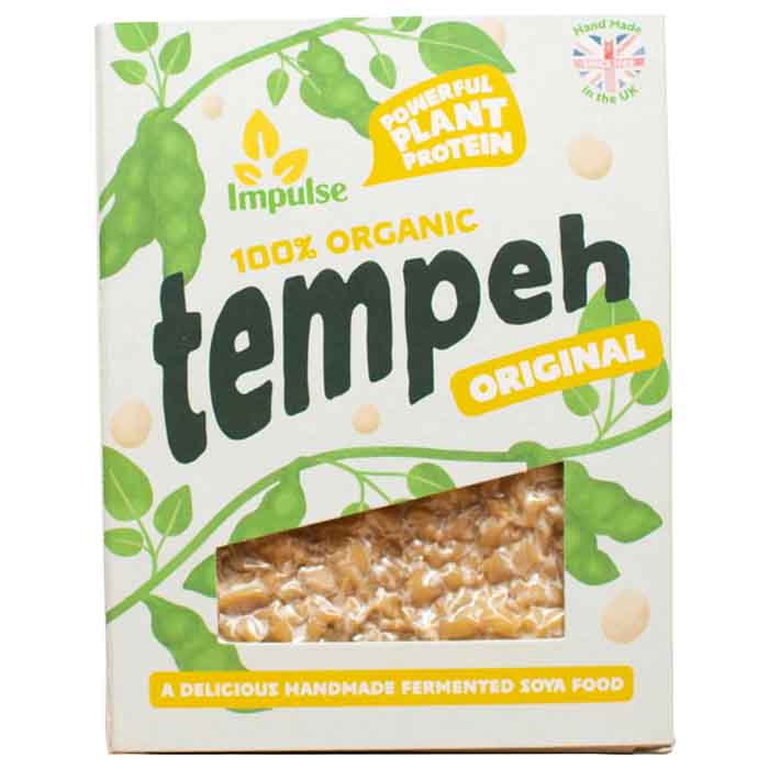 Impulse Food - Organic Tempah Blocks Plain, 200g 