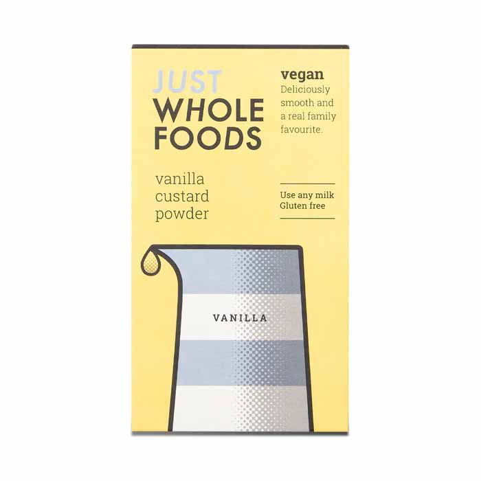 Just Wholefoods - Vanilla Custard Powder, 100g  Pack of 12