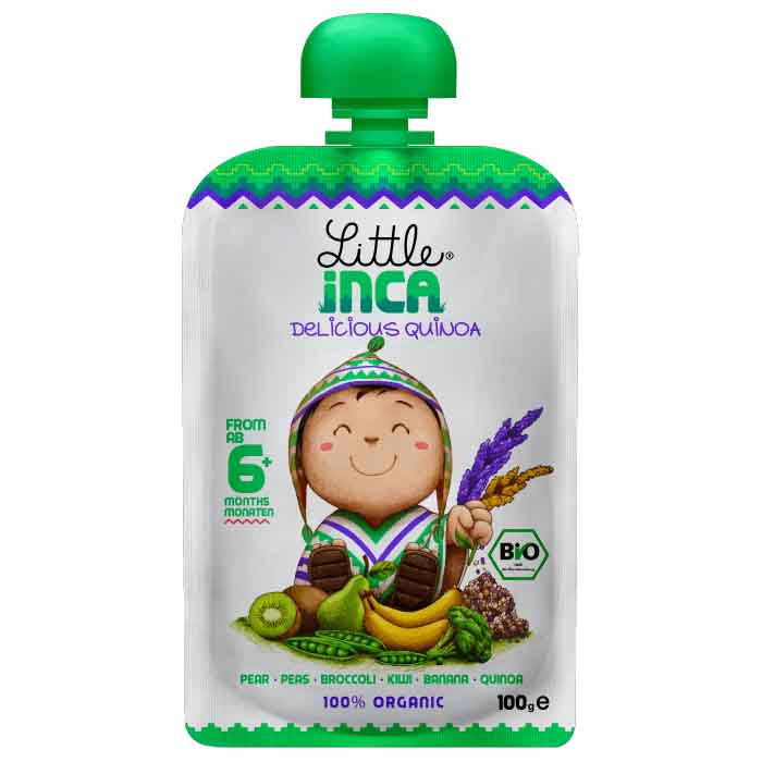 Little Inca - Organic Quinoa Baby Food - Joyful Green, 100g  Pack of 10