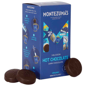 Montezuma's - Organic 74% Dark Drink Chocolate Discs, 300g