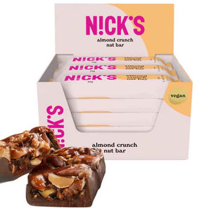 Nicks - Nut Bar Nut Crunch, 40g | Multiple Flavours | Pack of 12