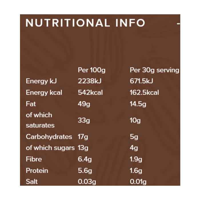 Nourish - Organic Bar - Strawberry Chocolate Mousse, 60g  Pack of 10 - back