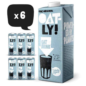 Oatly - Oat Milk Enriched with Calcium & Vitamins, 1L | Pack of 6