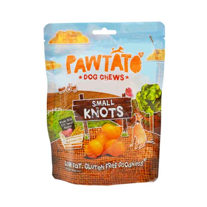 Pawtato® - Benevo® Knots Low Fat Dog Treats Small, 150g