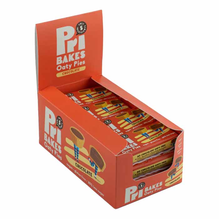 Pri Bakes - Oaty Pies - Choco, 48g  Pack of 12