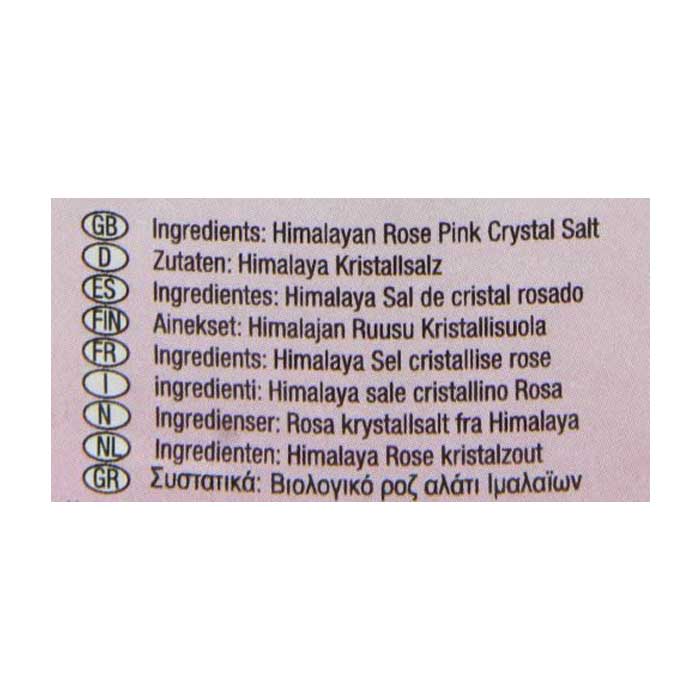 Profusion - Himalayan Rose Pink Salt Refill Bag - Coarse - Refill Bag ,500g - back