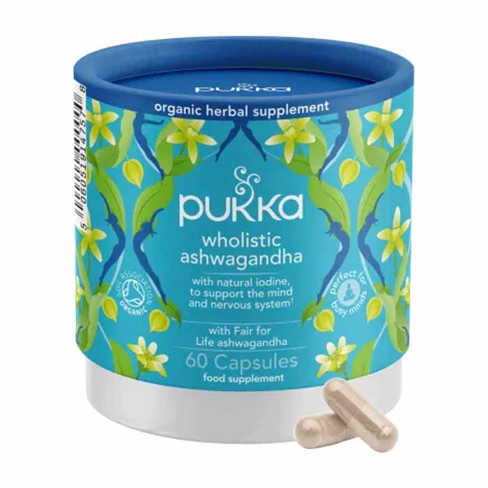 Pukka - Organic Wholistic Ashwagandha, 60 Capsules