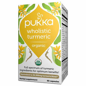 Pukka - Organic Wholistic Turmeric, 60 Capsules