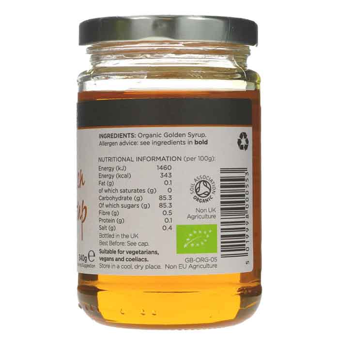 Rayner Essentials - Organic Golden Syrup, 340g - Back