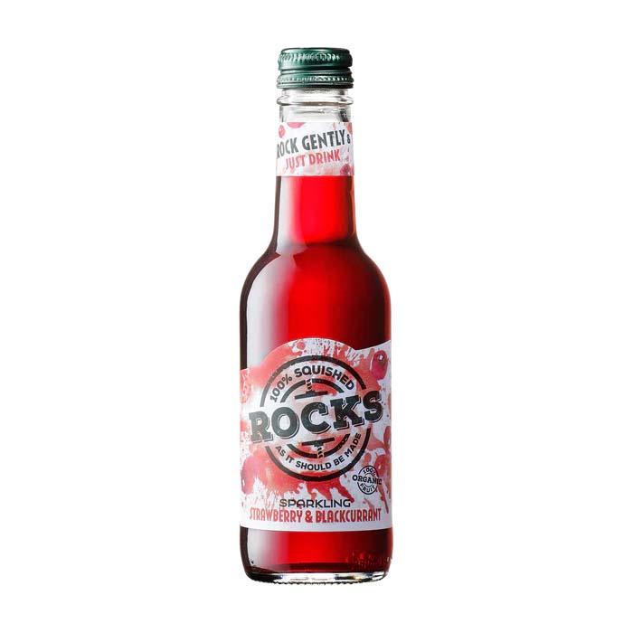 Rocks - Organic Strawberry & Blackcurrant Sparkling, 250ml