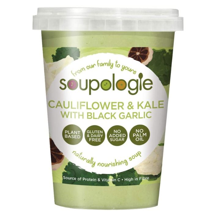 Soupologie - SoupCauliflower Kale & Black Garlic, 600g - front