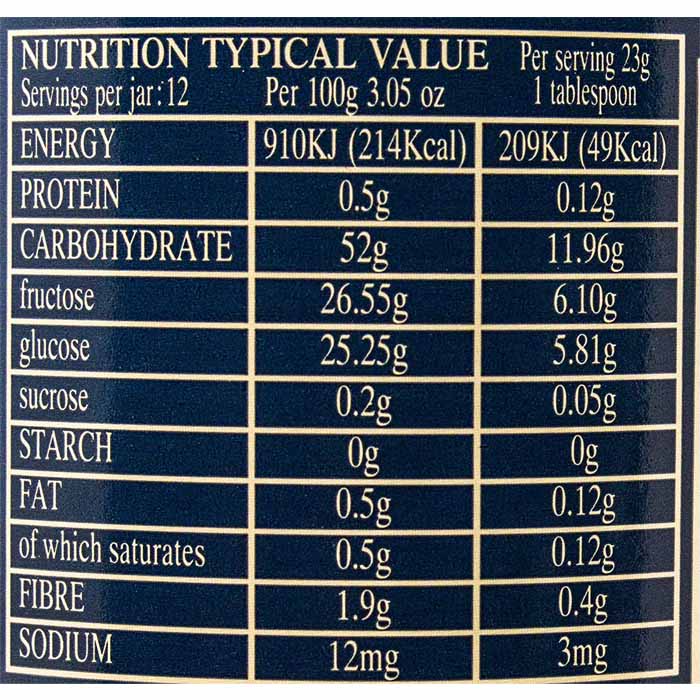 St Dalfour - Wild Blueberry Spread, 284g - back