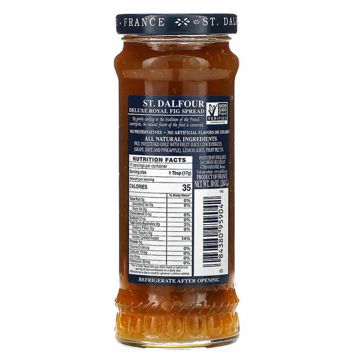 St Dalfour - Fig Royale Spread, 284g - back