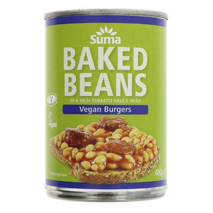Suma - Baked Beans & Vegan Burgers, 400g