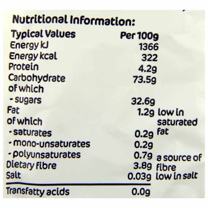 Tropical Wholefoods - Sun Dried Bogoya Banana, 125g - back