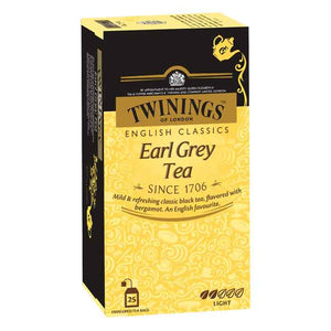 Twinings - Earl Grey Tea, 50 Bags | Pack of 4