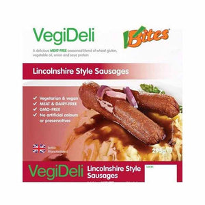 VBites - Vegideli Ready To Eat Lincolnshire Style Sausage, 295g