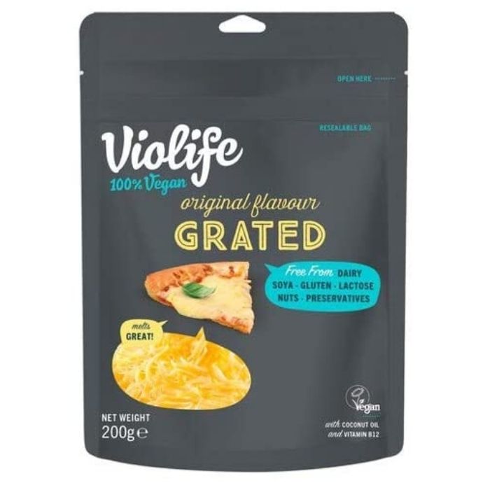 Violife - Original Flavour Grated, 200g - front