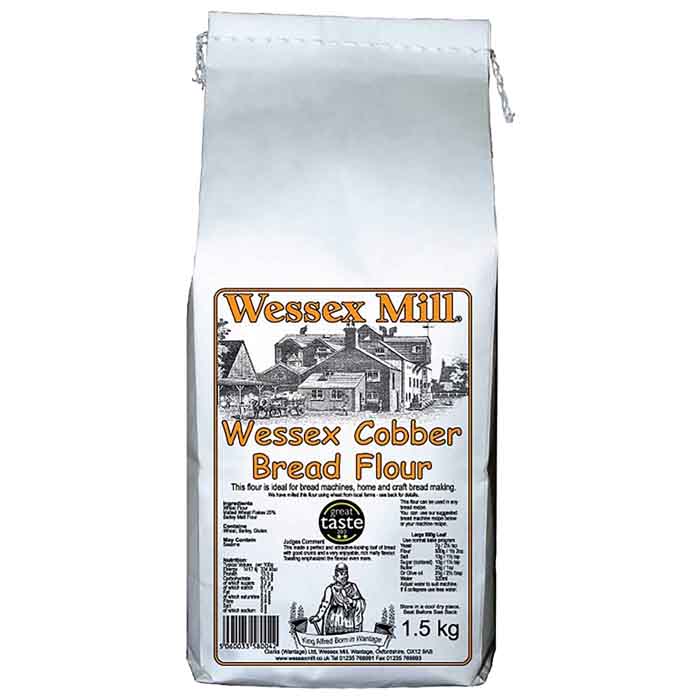 Wessex Mill - Cobber Bread Flour, 1.5kg  Pack of 5